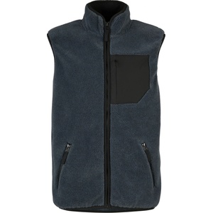 Stoic Мъжки поларен елек Stoic MerinoHighPile357 VallsboSt. Vest Fleece vest - Ink Grey / Black (032-1364-0513)