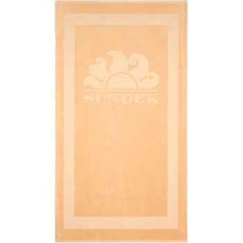 SUNDEK Хавлиена кърпа Sundek Jacquard terry logo and frame towel - Brown (Durian)