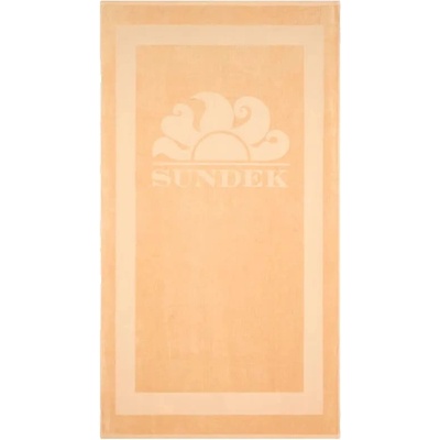 SUNDEK Хавлиена кърпа Sundek Jacquard terry logo and frame towel - Brown (Durian)