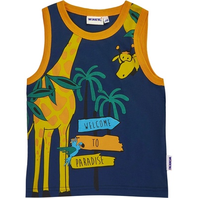 Winkiki Kids Wear chlapecké tílko Paradise navy