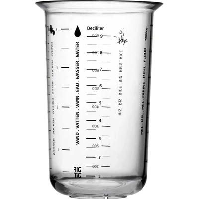 Kuchyňská odměrka MIX-IT 1 l, čirá, plast, RIG-TIG