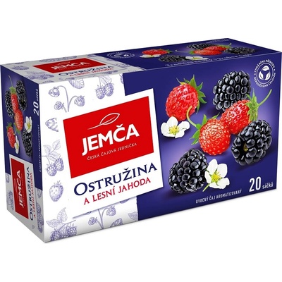 Jemča ovocný čaj ostružina a lesní jahoda 40 g