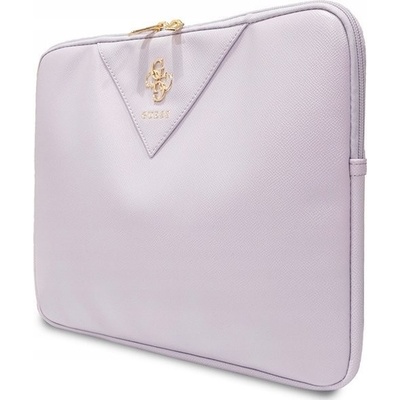 Guess Obal GUCS14ZPGSTEGU 14" fialový Triangle 4G
