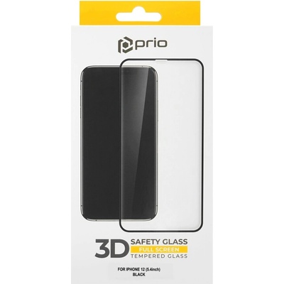 Prio Закалено защитно стъкло за iPhone 12 Mini, Full Cover 3D (14218)