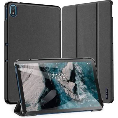 Dux Ducis Domo Tablet Case - полиуретанов кейс и поставка за Nokia T20 (2021) (черен)