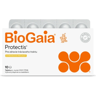 EwoPharma BioGaia ProTectis žuvacie tabliety citrón 10 ks
