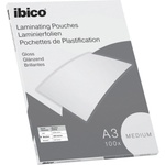 Ibico Фолио за термоламиниране, 100 микрона, A3, гланц, IBICO "Medium" 627312 (627312)