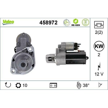 Startér VALEO 458972