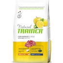 Granule pro psy TRAINER Natural Small & Toy Adult Hovezi a ryze 7 kg