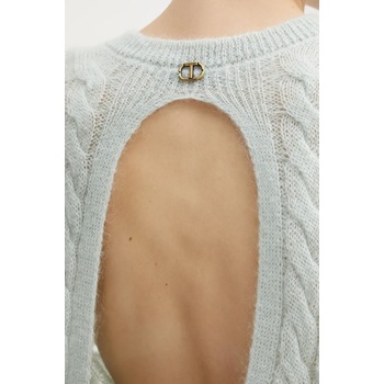 TWINSET Пуловер с вълна Twinset дамски в зелено 242TP3691 (242TP3691)