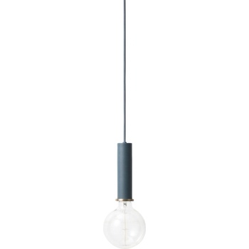 ferm LIVING Висяща лампа Socket Pendant голяма тъмносиня (5117)