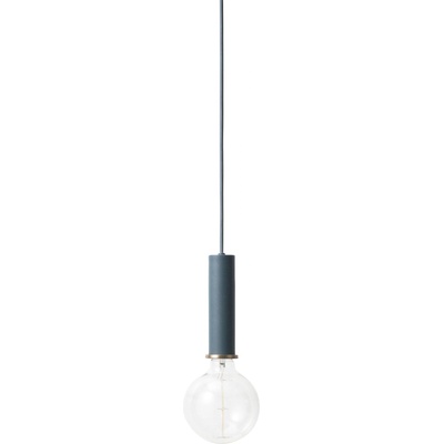 ferm LIVING Висяща лампа Socket Pendant голяма тъмносиня (5117)
