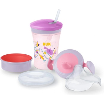 Nuk Сет чаши NUK - Evolution Cups, All-in-one, момиче, розов (10255637)