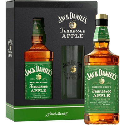 Jack Daniel's Apple 35% 0,7 l (darčekové balenie 1 pohár)