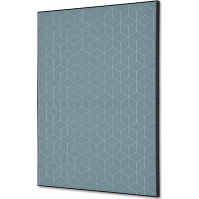 Jansen Display Textilní dekorace na zeď A2 Hexagon šedý, 420 x 594 mm