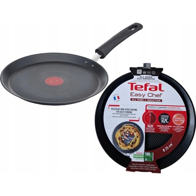 Tefal Pánev na palačinky Easy Chef 25 cm s titanovým povrchem