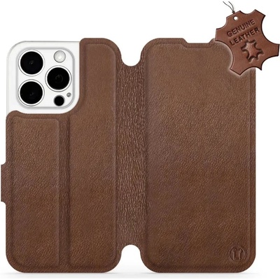 Mobiwear - Apple iPhone 15 Pro - Hnědé