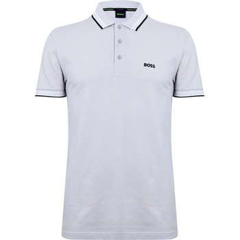 Image 1 of Boss Блуза с яка Boss Men's HBG Paddy Polo Shirt with Contrast Tipping - Lt Pas Grey 053