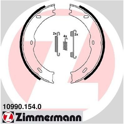 Sada brzd. čeľustí parkov. brzdy ZIMMERMANN 10990.154.0