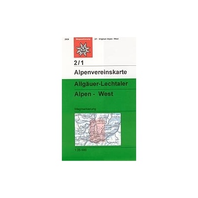 Alpenvereinskarte Allgäuer-Lechtaler Alpen - West