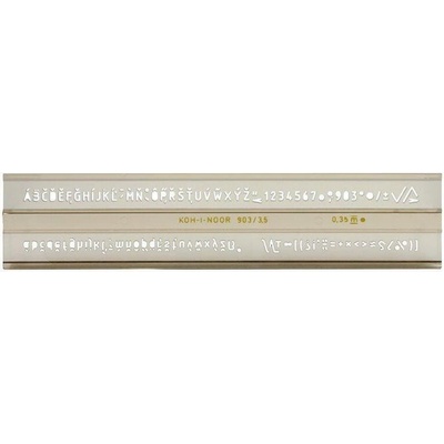 Koh-i-noor Šablona písmen 3,5 mm
