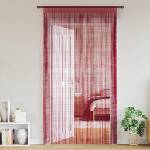 Pure Line Home Пердета с ресни в цвят бордо за тръбен корниз, 2 бр. , 140 x 250 см