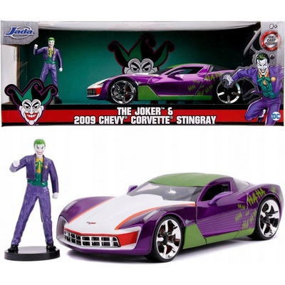 Jada Auto Toys Joker Chevy Corvette Stingray 2009 1:24