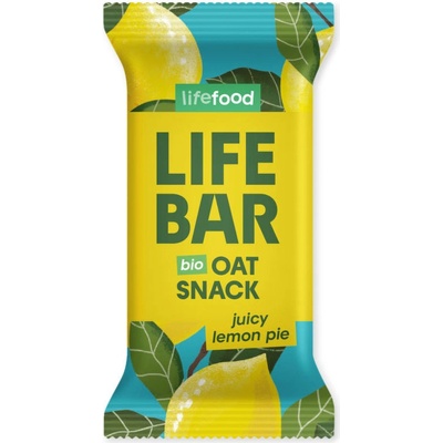 Lifefood Lifebar Oat snack citrónový BIO 40 g
