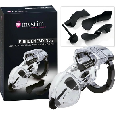 Mystim Pubic Enemy No 1 - elektro penisová klietka