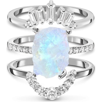 Silenti Jewelry Сребърен пръстен "Влияние" - 6 - 52мм (16.6мм диам. )