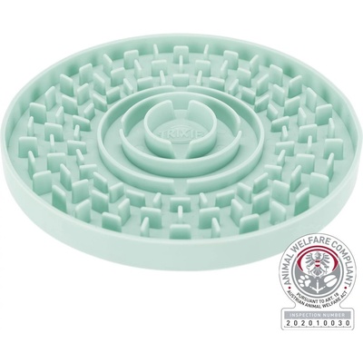 TRIXIE Junior Lick’n'Snack Licking Plate - Гумена подложка за близане и поставяне на лакомства, 15 см