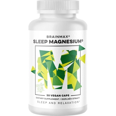 BrainMax Sleep Magnesium 320 mg 50 rastlinných kapsúl