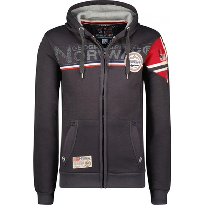 Geographical Norway mikina FAPONIE MEN NEW 100 tmavě šedá