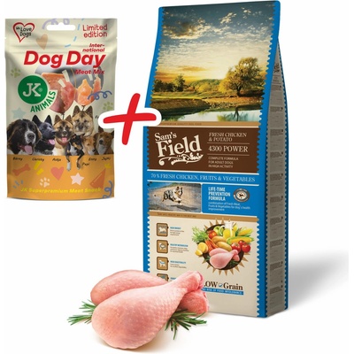 Sam's Field Low Grain 4300 Power Chicken & Potato 13 kg