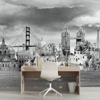 Image 1 of Art gift Фототапет - Чудеса в архитектурата