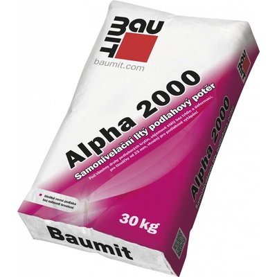 Baumit Alpha 2000 Potěr samonivelační litý 30 kg – Hledejceny.cz
