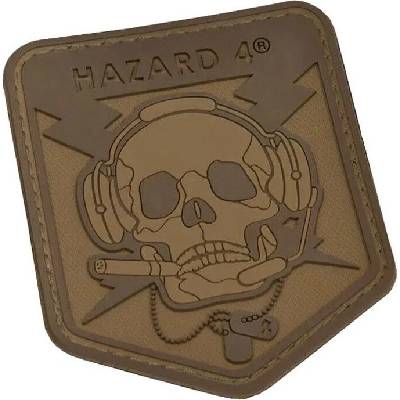 Nášivka Hazard 4 Operator Skull Patch 3D - Coyote