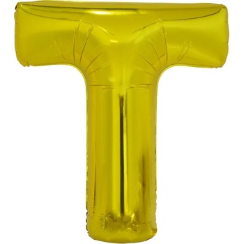 Amscan Фолиев балон буква T златен 86 см