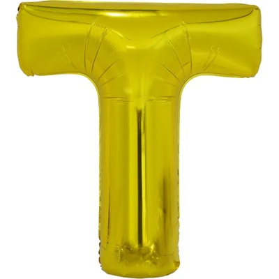 Amscan Фолиев балон буква T златен 86 см