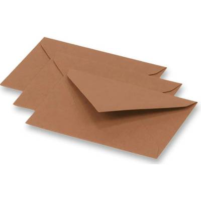 Clairefontaine Kraft - obálka - 75 x 100 mm, 20 ks, olizová