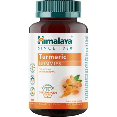 Himalaya Turmeric Gummies, Gumíky s kurkumou, Přírodní ovoce, 60 gumíků