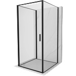 Mexen Exo-B 3S душ кабина 3-стенна, отворена 80 x 80 см, прозрачна, черна (817-080-080-70-00-3S)