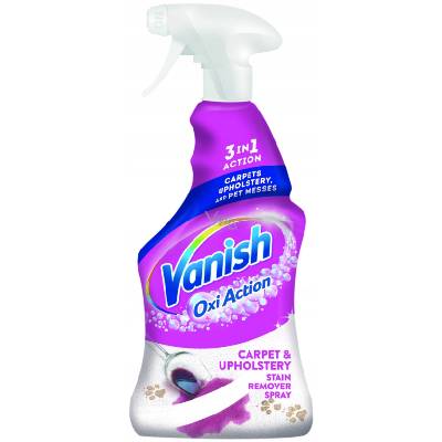 Vanish Oxi Action Powerspray odstraňovač skvrn na koberce rozprašovač 500 ml