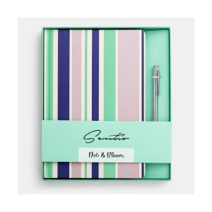 Sentio Бележник с химикалка A5 Stripes 80 листа