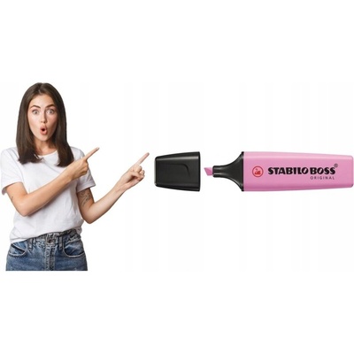Stabilo Boss Original ST 70/158 pastelová ružovo-fialová