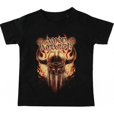 Metal-kids tričko metal Amon Amarth Helmet čierna