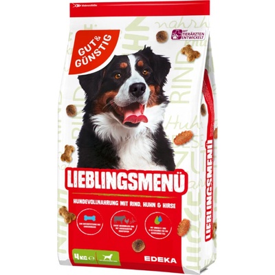 G&G Lieblingsmenu Premium Adult Hovězí & Zelenina & Proso 4 kg