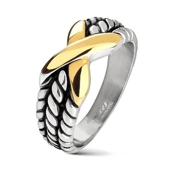 Šperky4U Mohutný ocelový prsten OPR1709