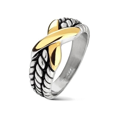 Šperky4U Mohutný ocelový prsten OPR1709