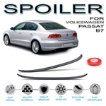  Лип спойлер за багажник Sunplex за VW Passat B7 2010-2014 черен цвят